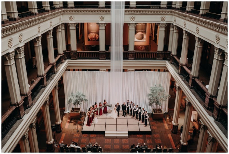 Landmark Center, Landmark Center wedding, indoor wedding, cranberry wedding, fall wedding, fall wedding floral, fall wedding flowers, Minnesota wedding florist, Minneapolis wedding florist, Saint Paul wedding florist, Artemisia Studios