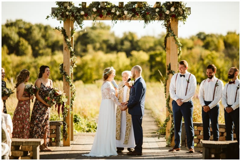 The Outpost Center, rustic wedding, fall wedding, Minnesota fall, fall wedding floral, Tessa June Photography, fall flowers, fall bouquet, fall bride, fall wedding style, fall wedding inspiration, Minnesota bride, Artemisia Studios, Minneapolis wedding florist, Twin Cities wedding florist, Saint Paul wedding florist, fall flowers, fall inspiration, fall wedding details, fall bridal bouquet, fall floral crown, autumn wedding, autumn bouquet, autumn flowers, burgundy flowers, warm bridal bouquet, warm flowers, Minnesota wedding florist, Saint Paul wedding florist, Minneapolis wedding florist