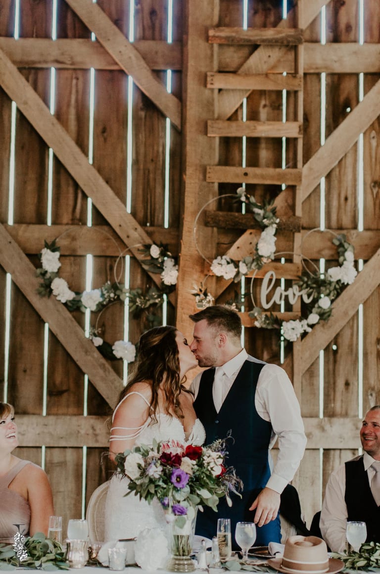 Birch Hill Barn Wedding Blush Wedding Mariah and Joseph