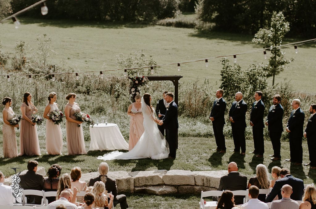 Birch Hill Barn, Lindsay Miller Photography, barn wedding, Wisconsin wedding, Wisconsin wedding florist, Minnesota wedding florist, Minneapolis wedding florist, blush wedding, blush wedding floral, fall wedding floral, white wedding floral, summer wedding, Wisconsin barn wedding, Artemisia Studios