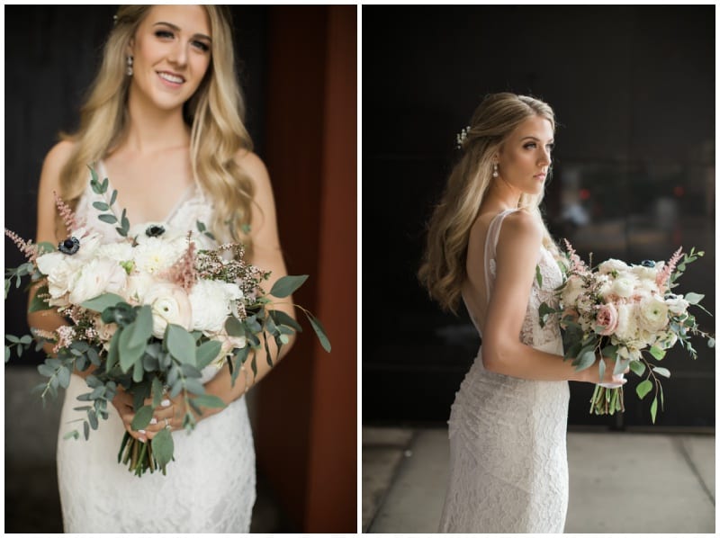 InterContinental Saint Paul Riverfront, Poly Mendes Photography, soft flowers, soft bouquet, soft floral, blush flowers, blush floral, wedding inspiration, wedding details, Artemisia Studios, Saint Paul wedding florist, Minneapolis wedding florist