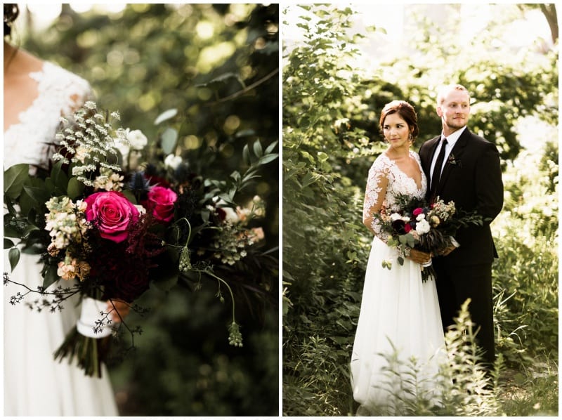 Chapel of St. Thomas Aquinas, Town & Country Club, Tandem Tree, hot pink wedding floral, burgundy wedding, burgundy bridesmaids, pink wedding floral, Minnesota wedding florist, Minneapolis wedding florist, Saint Paul wedding florist, Artemisia Studios