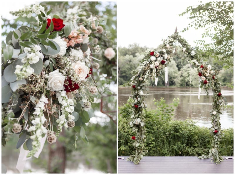 RAW Event Studio, Leopold's Missisippi Gardens, Artemisia Studios, Minneapolis wedding florist, Minnesota wedding florist, outdoor wedding, garden wedding, floral backdrop, ceremony floral, floral decor, summer wedding floral, summer wedding flowers, summer bouquet, bridal bouquet, wedding inspiration, Minnesota Bride