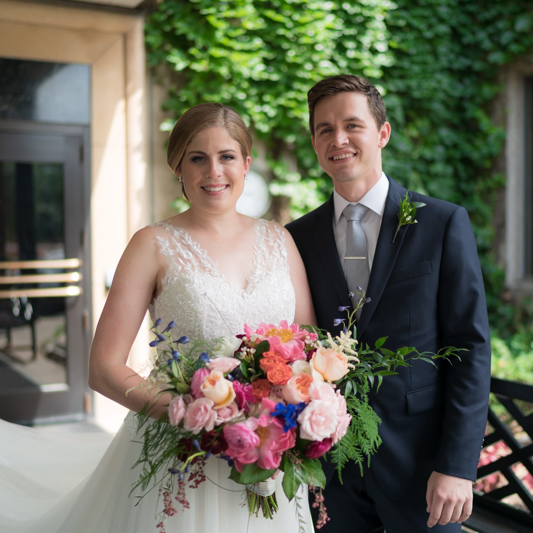 James J Hill Center, James J Hill Library, Glen Stubbe Photography, bright flowers, colorful flowers, summer wedding, summer floral, summer flowers, James J Hill wedding florist, Artemisia Studios, Minneapolis wedding florist, Saint Paul wedding florist, light blue bridesmaids, bright wedding floral