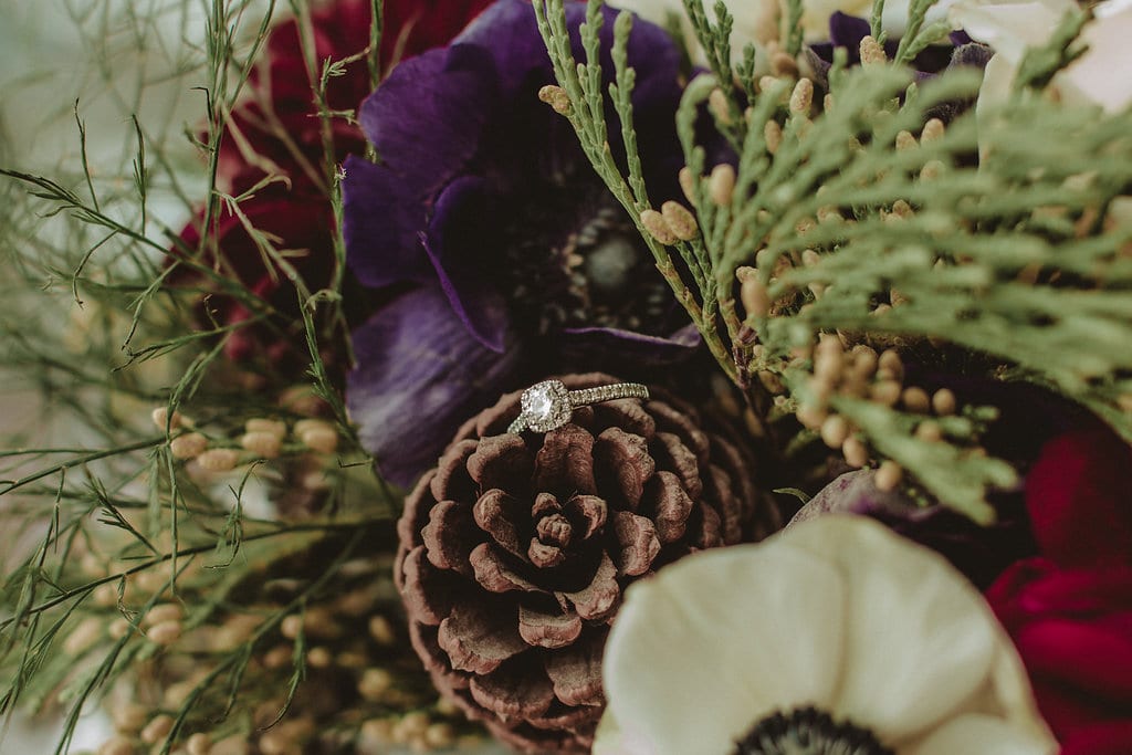 Jamie Fudally Photography, Hilton Minneapolis, winter wedding, winter flowers, winter floral, winter wedding floral, winter bouquet, grenery bouquet, pine cone wedding, pine cone bouquet, winter wonderland wedding, Minnesota wedding, Saint Paul wedding, Minneapolis wedding, Minneapolis wedding florist, Twin Cities wedding florist, Minnesota wedding florist