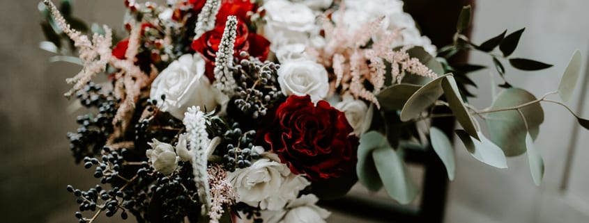 Rachel Traxler Photography, Landmark Center, Landmark Center wedding, Saint Paul wedding, wedding venues, winter flowers, winter bouquet, burgundy bouquet, red bouquet, red flowers, burgundy flowers, winter wedding inspiration, winter bride, winter flowers, winter bouquet, Saint Paul wedding florist, Minneapolis wedding florist, Artemisia Studios