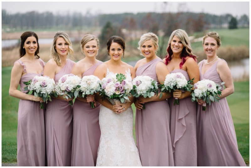 Purple Wedding Floral | Rush Creek Golf Course | Lauren and Jake