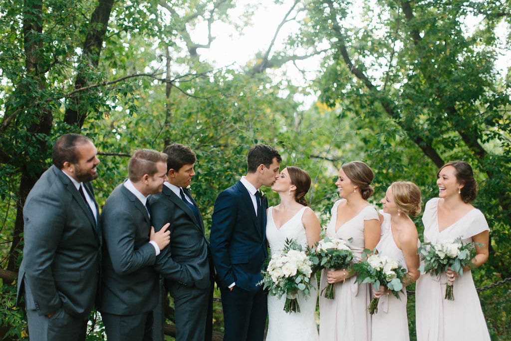 Radisson Blu Minneapolis Downtown, hotel wedding, downtown Minneapolis wedding, wedding venues, Minneapolis wedding, Lauren Kirkbride Photography, navy wedding, soft wedding floral, soft bouquet, wedding florist, Minneapolis florist, Minnesota florist, Artemisia Studios, wedding florist, Minneapolis wedding florist