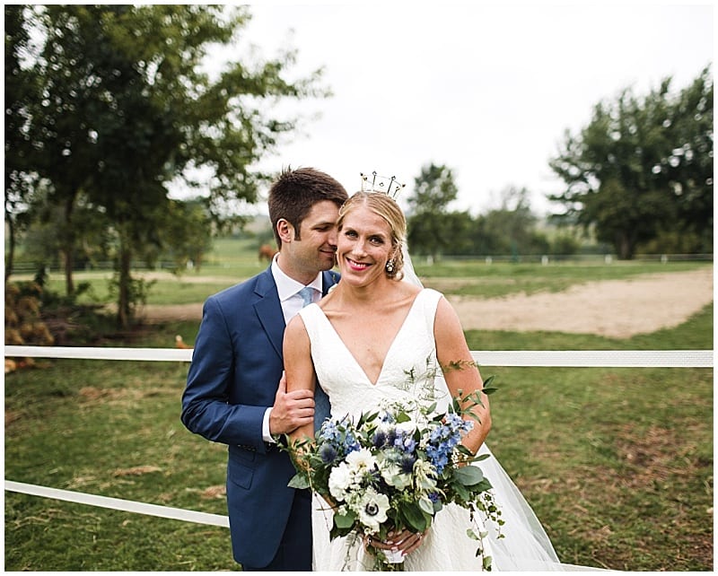 Red Barn Pizza Farm, blue wedding, wedding flowers, farm wedding, Minnesota farm wedding, wedding inspiration, rustic wedding, outdoor wedding, barn wedding, blue and white wedding, floral decor, Minnesota wedding florist, Artemisia Studios, Minneapolis wedding florist