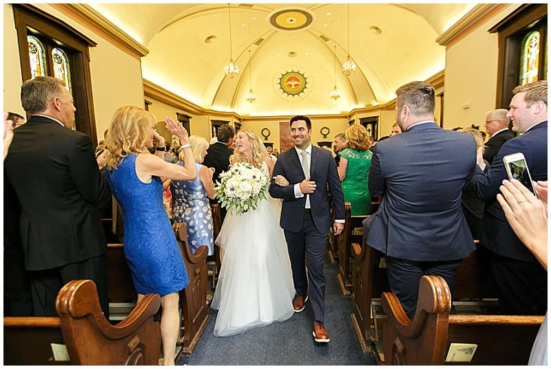 Betsy Wall Photography, Lady of Lourdes Church, Nicollet Island Pavilion, blue wedding, cream flowers, anemones, wedding floral, summer wedding, wedding inspiration, Minneapolis wedding florist, Saint Paul wedding florist, Artemisia Studios