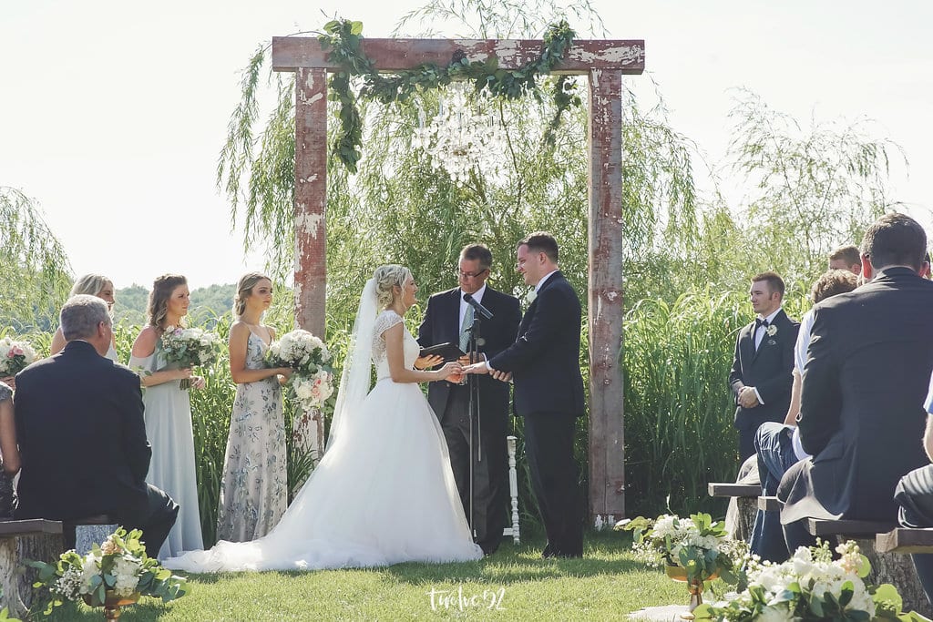 The Hidden Meadow and Barn, Studio Twelve:52, barn wedding, rustic wedding, summer wedding, summer wedding flowers, rustic wedding flowers, wedding inspiration, wedding design, blue and blush wedding, outdoor wedding, Minnesota barn wedding, Artemisia Studios, Minneapolis wedding florist, Minnesota wedding florist