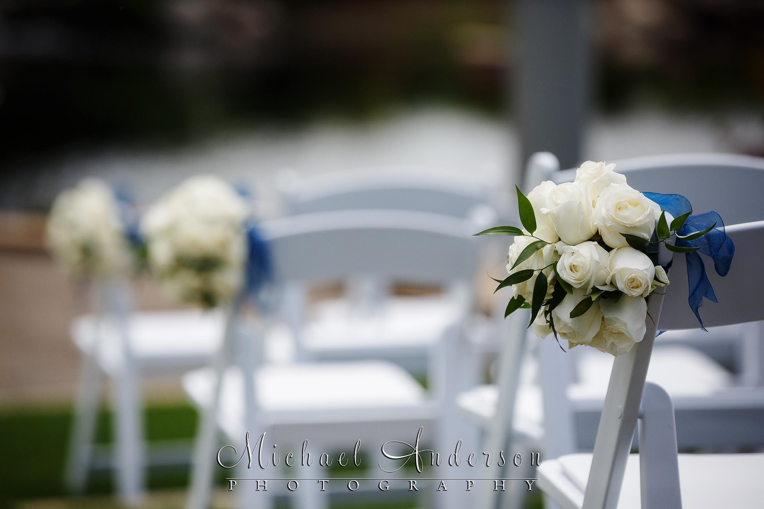 Michael Anderson Photography, Olympic Hills Golf Course, wedding, Minnesota wedding, wedding flowers, wedding floral, floral design, white roses, Italian ruscus, wedding inspiration, ceremony design, centerpieces, bridal bouquet, Minneapolis wedding florist, Minnesota wedding florist, Artemisia Studios