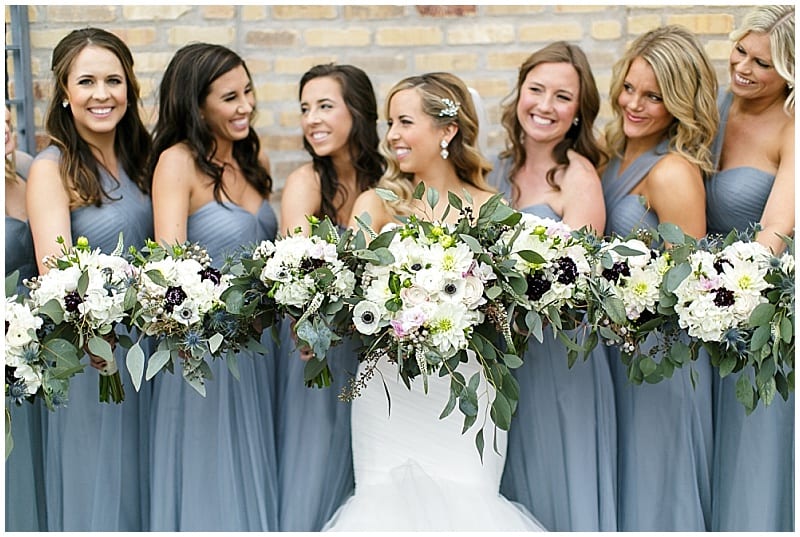 Betsy Wall Photography, Minneapolis Event Centers, spring wedding, spring flowers, spring wedding floral, blue wedding, wedding inspiration, Minneapolis wedding, Minnesota wedding, anemones, Minneapolis wedding florist, Minnesota wedding florist, Artemisia Studios