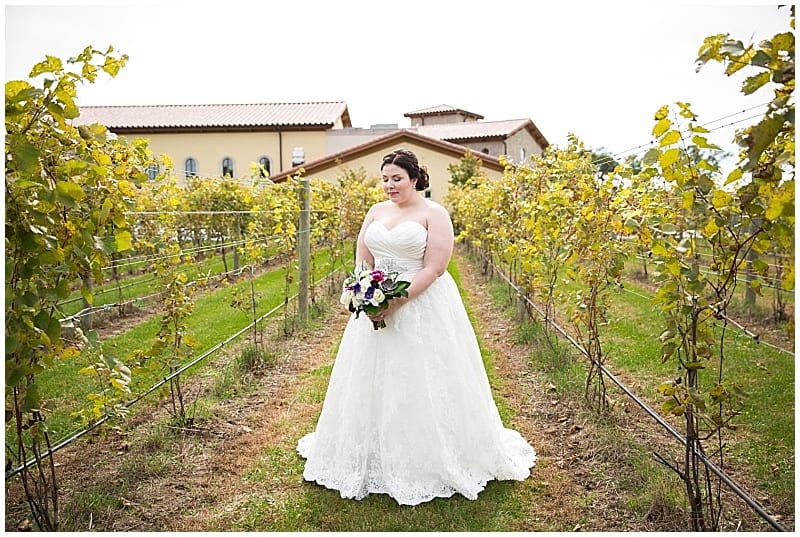 Sarah Primus Photography, Villa Bellezza Vineyard, vineyard wedding, Wisconsin wedding, wedding inspiration, wedding flowers, fall wedding, autumn wedding, fall flowers, bride, wedding gown, wedding dress, bridal bouquet