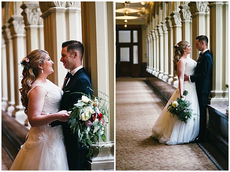 Landmark Center wedding, Bradley Hanson Photography, wedding, wedding flowers, wedding floral, flowers, floral, summer wedding, summer flowers, maroon flowers, red flowers, purple wedding, Minneapolis wedding florist, Saint Paul wedding florist, Artemisia Studios