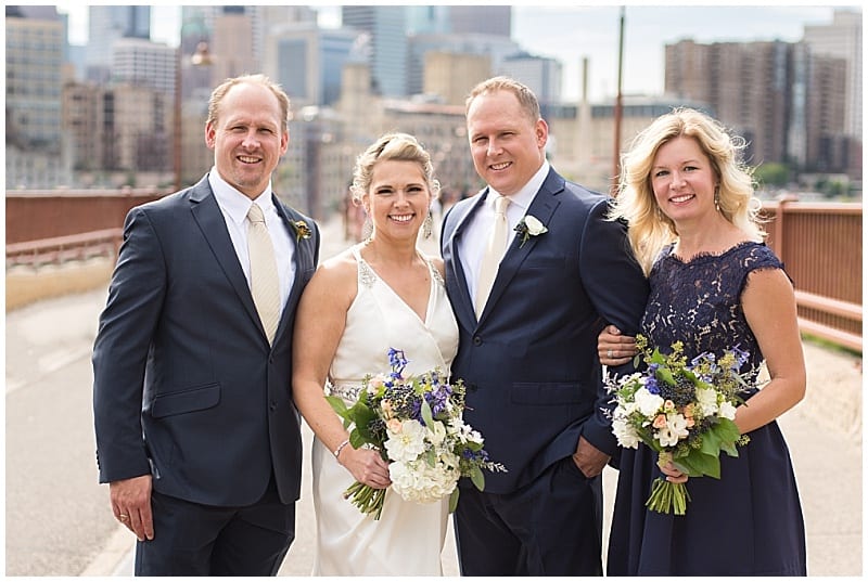 Gina Vick Photography, Aster Cafe, summer wedding, navy wedding, orange wedding, outdoor wedding, Minneapolis wedding, Minneapolis wedding florist, Artemisia Studios, wedding floral, summer floral, summer wedding flowers