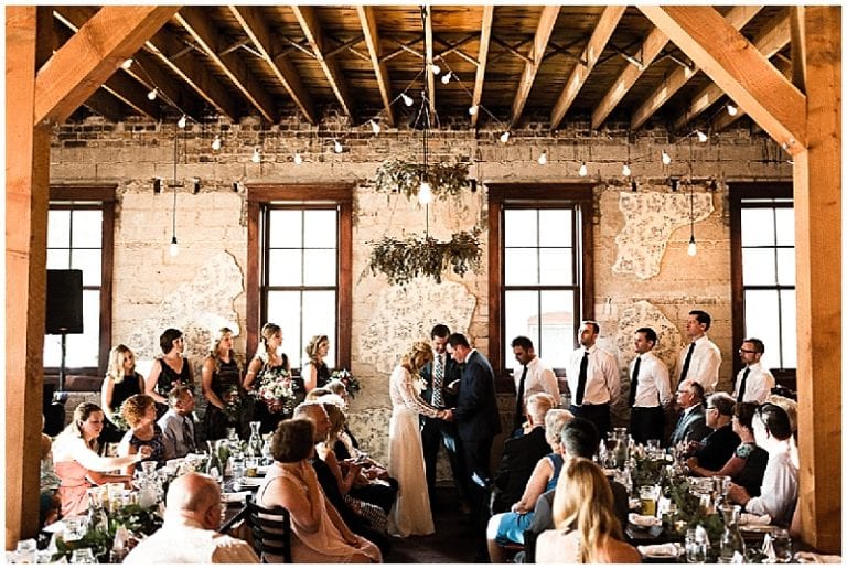 Pink Protea Bouquet The Copper Hen Summer Wedding Kate and Tom