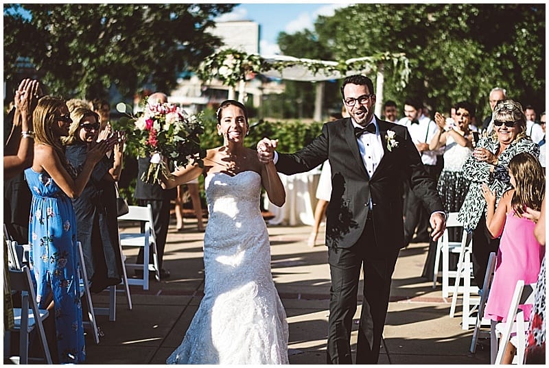 Harriet Island Pavilion, Lucas Botz Photography, Minneapolis wedding, Saint Paul wedding, Minnesota wedding, florist, floral, summer wedding, summer wedding floral, Artemisia Studios, Minneapolis wedding florist, Saint Paul wedding florist, wedding ceremony, bride, groom, bridal bouquet