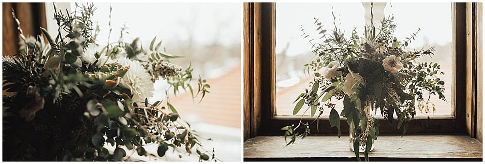 Kiana Grant Photography, Semple Mansion, winter wedding, Minneapolis wedding, Minneapolis mansion, winter flowers, winter wedding floral, bridal bouquet, winter bouquet