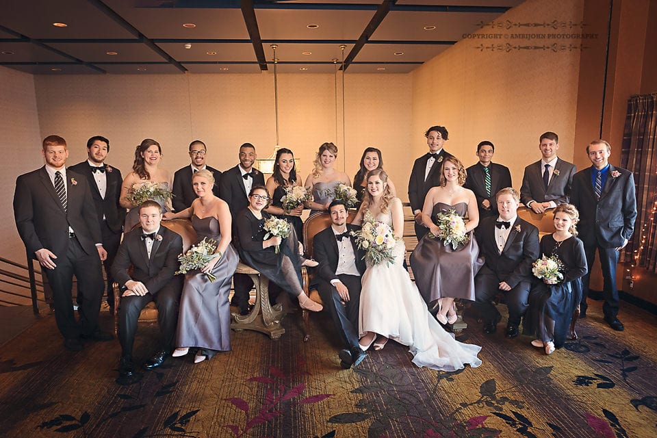 AmbiJohn Photography, Crowne Plaza Minneapolis, winter wedding, wedding, hotel wedding, indoor wedding, Minneapolis hotel wedding, Minneapolis wedding, Minnesota wedding, wedding inspiration, winter flowers, winter floral, winter wedding floral