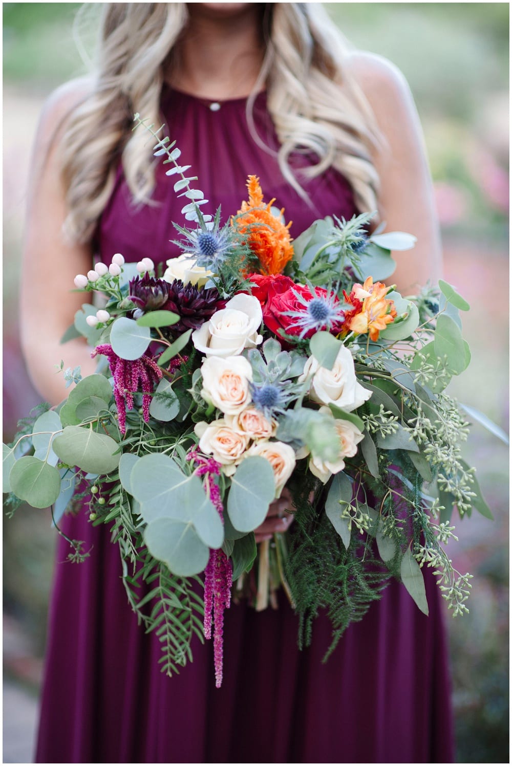 Tiffany Bolk Photography, Minnesota Landscape Arboretum, fall wedding, wedding floral, wedding flowers, Minneapolis wedding florist, Artemisia Studios, Minnesota florist, bridesmaids, burgundy bridesmaids, bridesmaid bouquet, fall bridesmaids