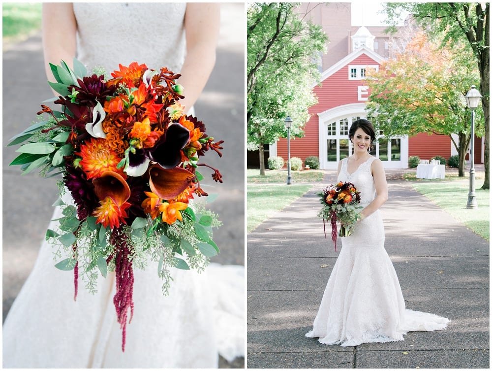 Jill Johnson Photography, Earle Brown Heritage Center, fall wedding, Minneapolis wedding, fall wedding floral, wedding floral, wedding flowers, fall flowers, bridal bouquet