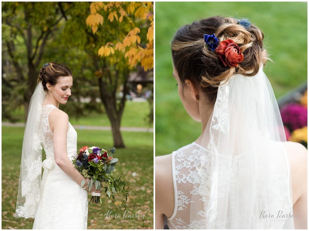 Kara Pearson Photography, Semple Mansion, fall wedding, Minneapolis wedding, fall flowers, fall floral, Artemisia Studios, boutonnieres, florist, bridal bouquet