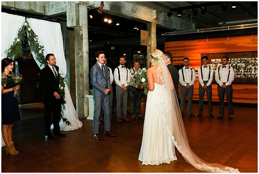 Hannah Schmitt Photography, Mill City Museum, wedding ceremony, indoor wedding, summer wedding, flowers, floral, wedding floral, Minneapolis wedding