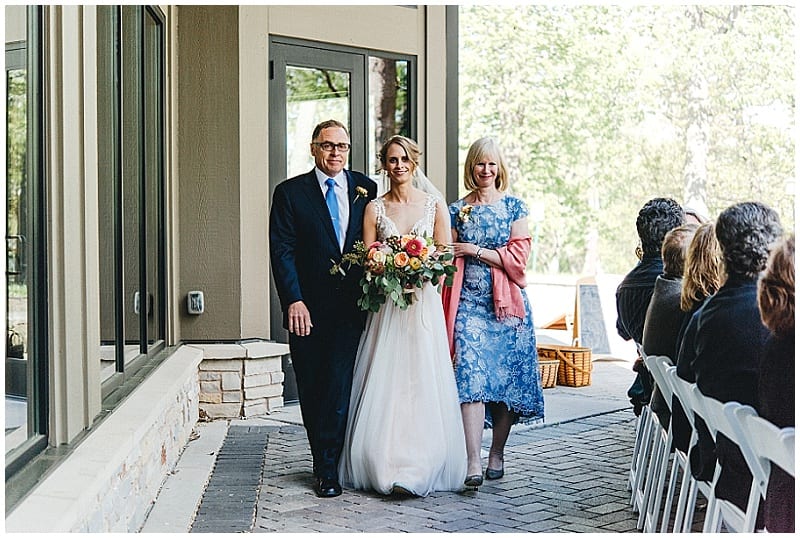 Roy Son Photo, Silverwood Park, bride, walk down aisle, bridal bouquet, boutonniere, summer floral, summer wedding, mother of the bride, father of the bride, wedding ideas