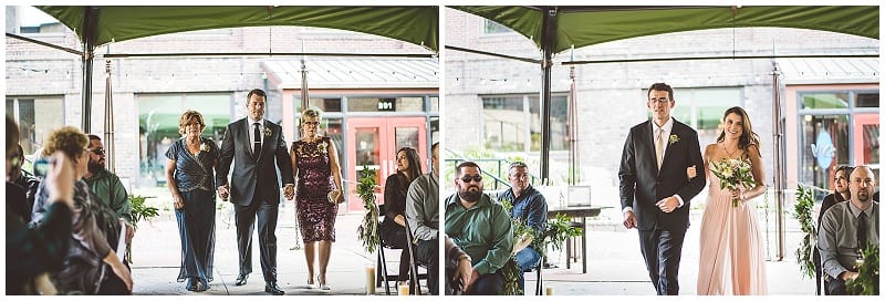 Lucas Botz Photography, Aster Cafe, wedding ceremony, flowers, floral, wedding decor