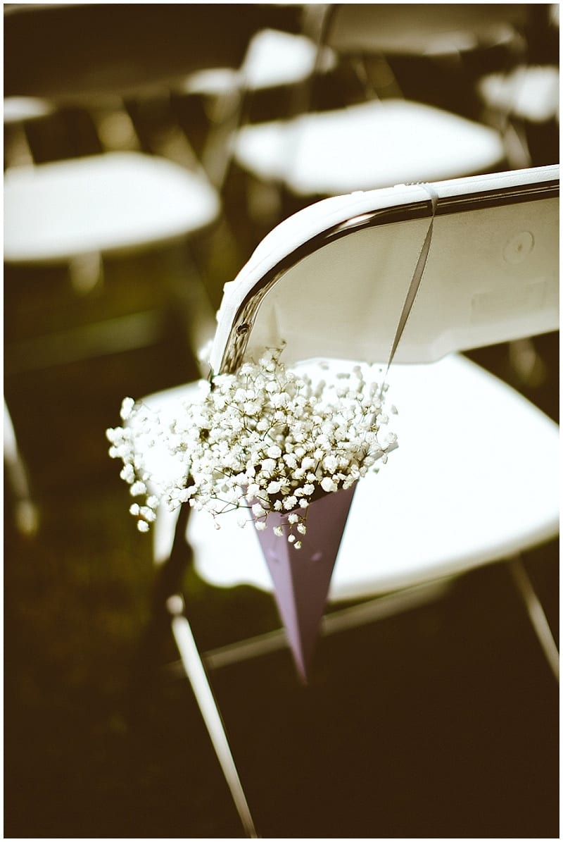 Jacques Riley Barn, Ash & James Photography, ceremony, wedding, decor, decorations, chair, flowers