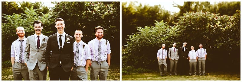 Jacques Riley Barn, Ash & James Photography, groomsmen, boutonnieres, casual wedding, summer wedding